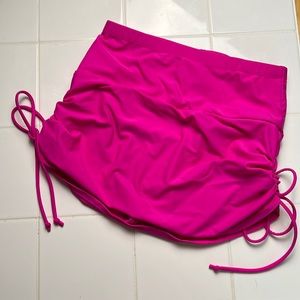 New without tags hot pink swim skirt S
